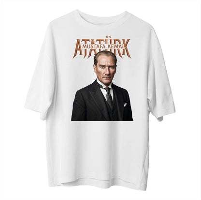 Atatürk Baskılı Oversize Tişört - AtaOS-1