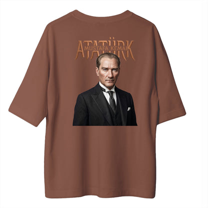 Atatürk Baskılı Oversize Tişört - AtaOS-1