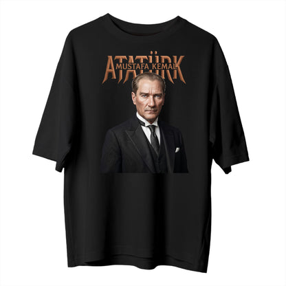 Atatürk Baskılı Oversize Tişört - AtaOS-1