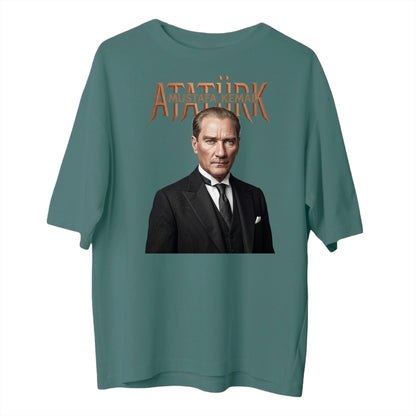 Atatürk Baskılı Oversize Tişört - AtaOS-1