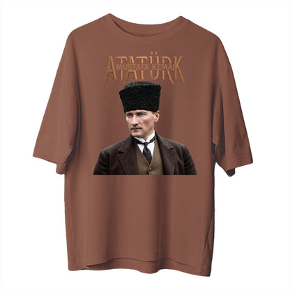 Atatürk Baskılı Oversize Tişört - AtaOS-2