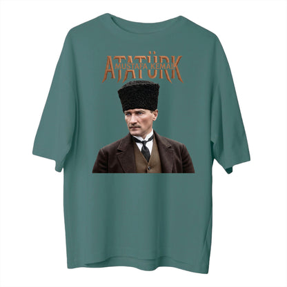 Atatürk Baskılı Oversize Tişört - AtaOS-2
