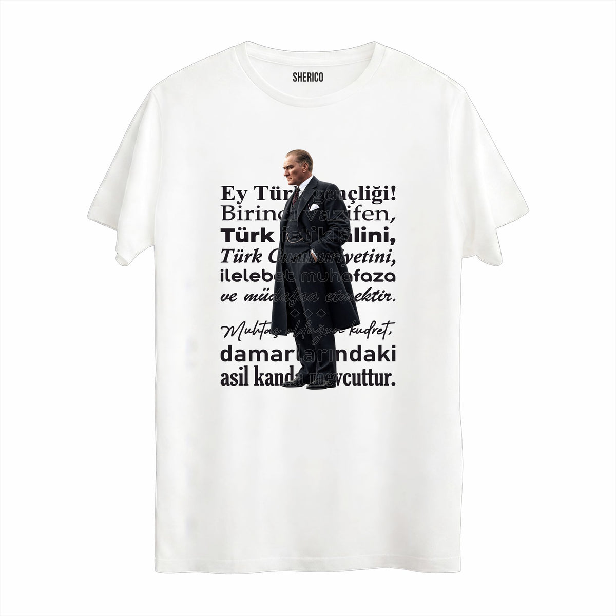 Atatürk Baskılı Tişört - Atatürk-4