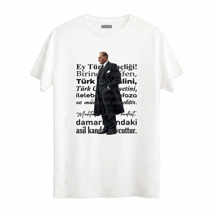 Atatürk Baskılı Tişört - Atatürk-4