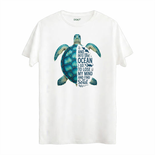OCEAN CARETTA BASKILI TİŞÖRT