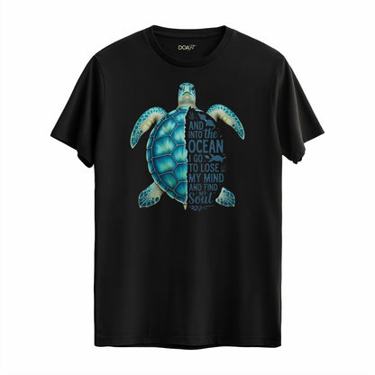 OCEAN CARETTA BASKILI TİŞÖRT