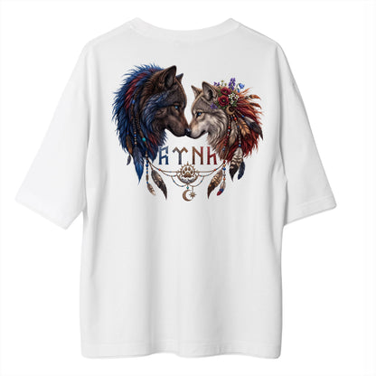 Kurt Çift Oversize Tişört