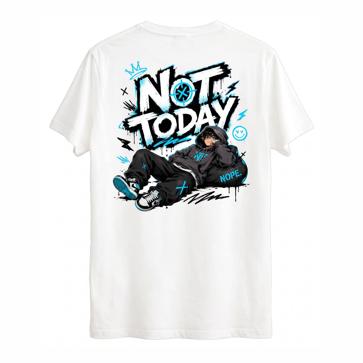Not Today Baskılı Tişört