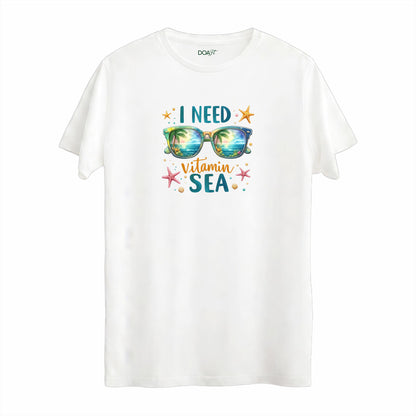 I NEED VITAMIN SEA BASKILI TİŞÖRT